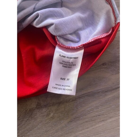 Disney Pajamas Top Minnie Mouse 100% Polyester Flame Resistant 3T - Picture 6 of 9